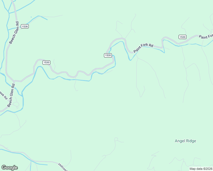 map of restaurants, bars, coffee shops, grocery stores, and more near 942 Paint Fork Road in Mars Hill