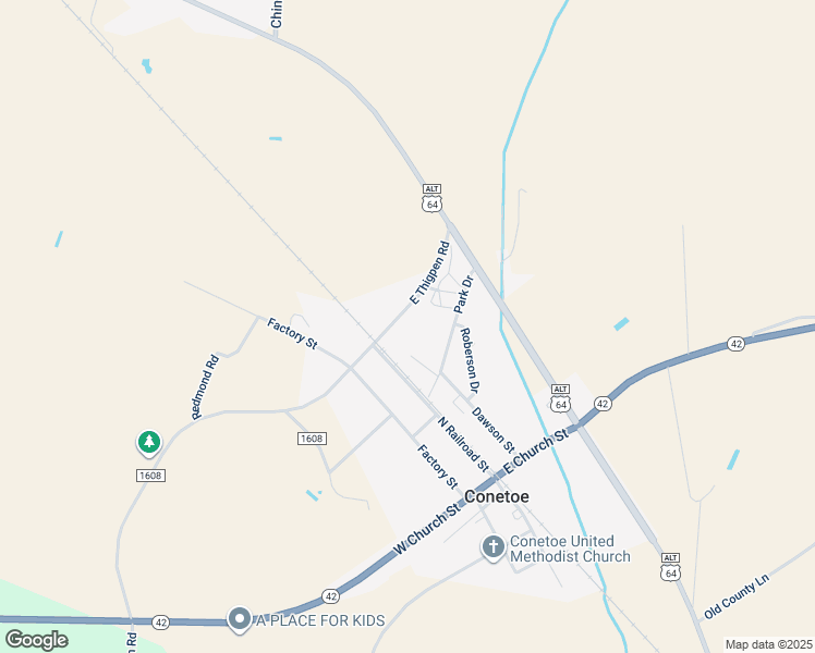 map of restaurants, bars, coffee shops, grocery stores, and more near 107 East Thigpen Road in Tarboro