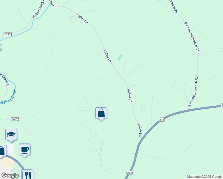 map of restaurants, bars, coffee shops, grocery stores, and more near 465 Fisher Lane in Marshall