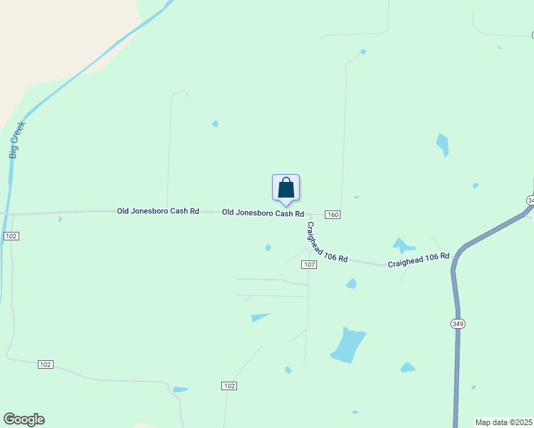 map of restaurants, bars, coffee shops, grocery stores, and more near Old Jonesboro Cash Road in Jonesboro