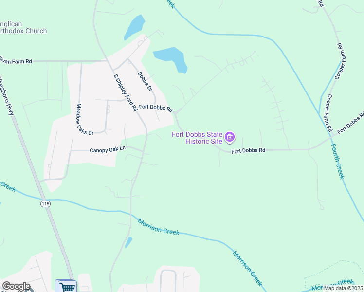map of restaurants, bars, coffee shops, grocery stores, and more near 505 Fort Dobbs Road in Statesville