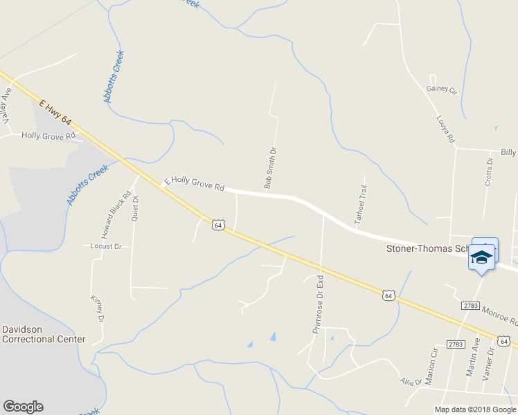map of restaurants, bars, coffee shops, grocery stores, and more near 498 East Holly Grove Road in Lexington