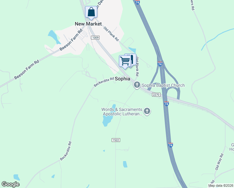 map of restaurants, bars, coffee shops, grocery stores, and more near 4021 Millikan Road in Sophia