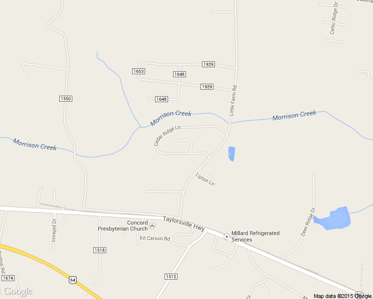 map of restaurants, bars, coffee shops, grocery stores, and more near 130 Cedar Ridge Lane in Statesville