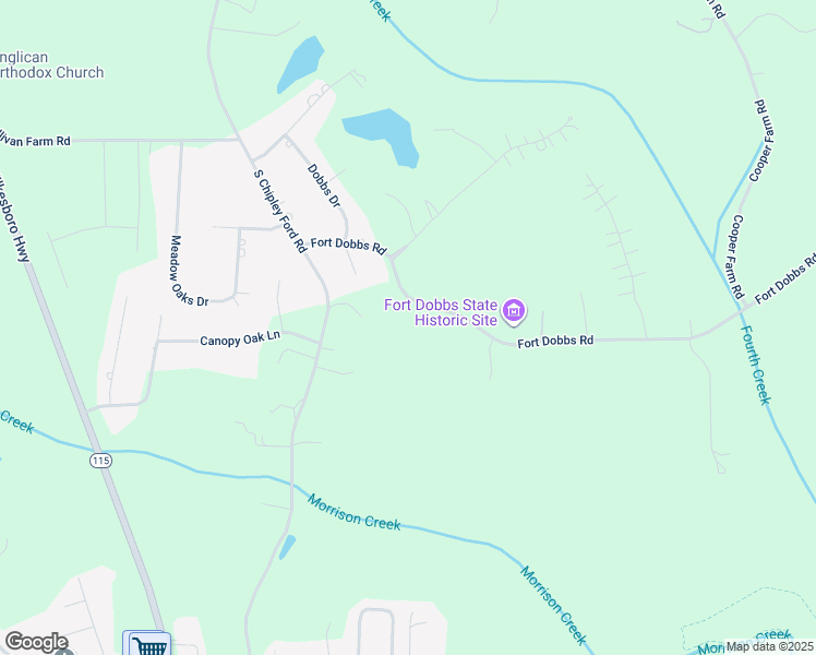 map of restaurants, bars, coffee shops, grocery stores, and more near 505 Fort Dobbs Road in Statesville
