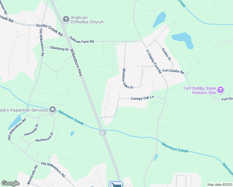 map of restaurants, bars, coffee shops, grocery stores, and more near 179 Upper Oak Drive in Statesville