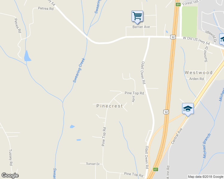 map of restaurants, bars, coffee shops, grocery stores, and more near 188 Travis Lane in Lexington