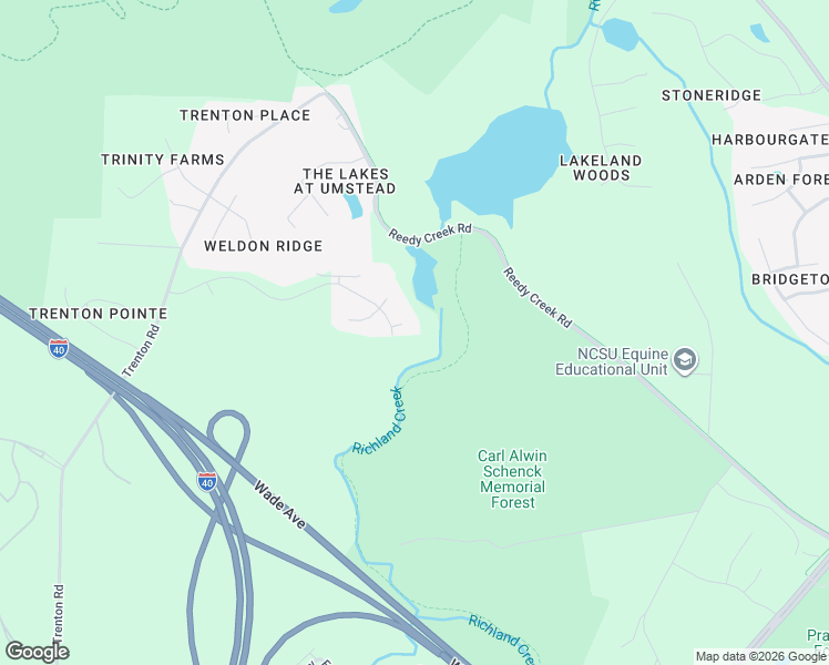map of restaurants, bars, coffee shops, grocery stores, and more near 3300 Abney Place in Raleigh