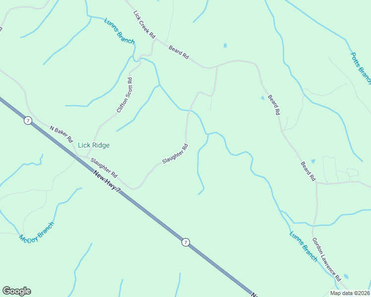 map of restaurants, bars, coffee shops, grocery stores, and more near 6568-6614 Slaughter Rd in Maury