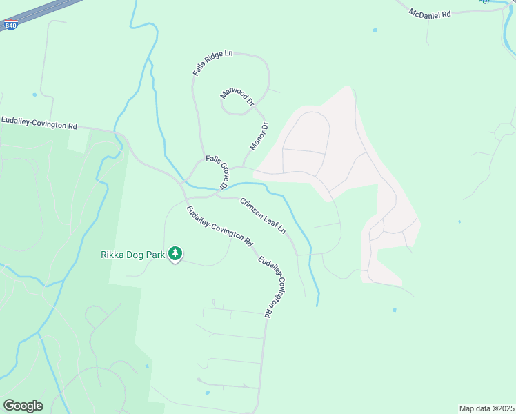 map of restaurants, bars, coffee shops, grocery stores, and more near 7012 Crimson Leaf Lane in College Grove