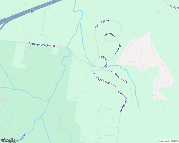 map of restaurants, bars, coffee shops, grocery stores, and more near 7001 Vineyard Valley Drive in College Grove
