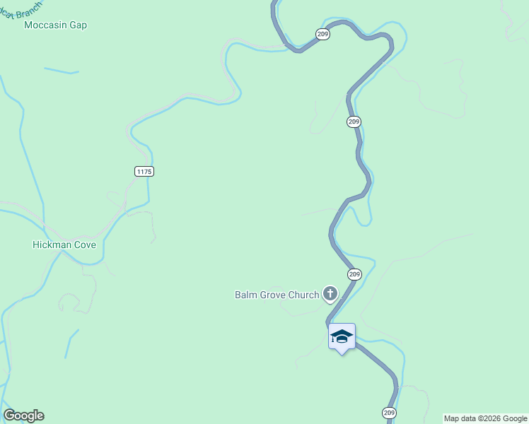 map of restaurants, bars, coffee shops, grocery stores, and more near 8296 North Carolina 209 in Hot Springs