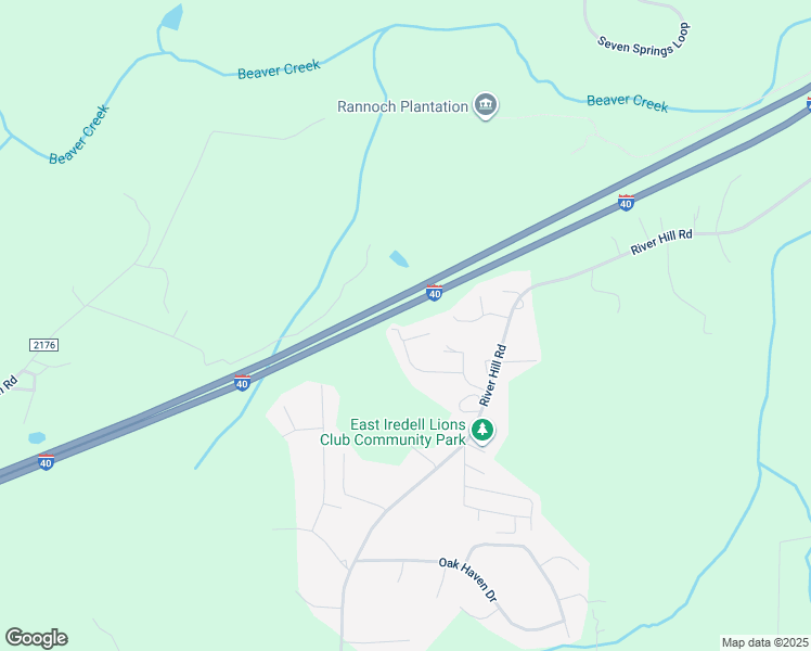 map of restaurants, bars, coffee shops, grocery stores, and more near 142 Sweetwater Drive in Statesville