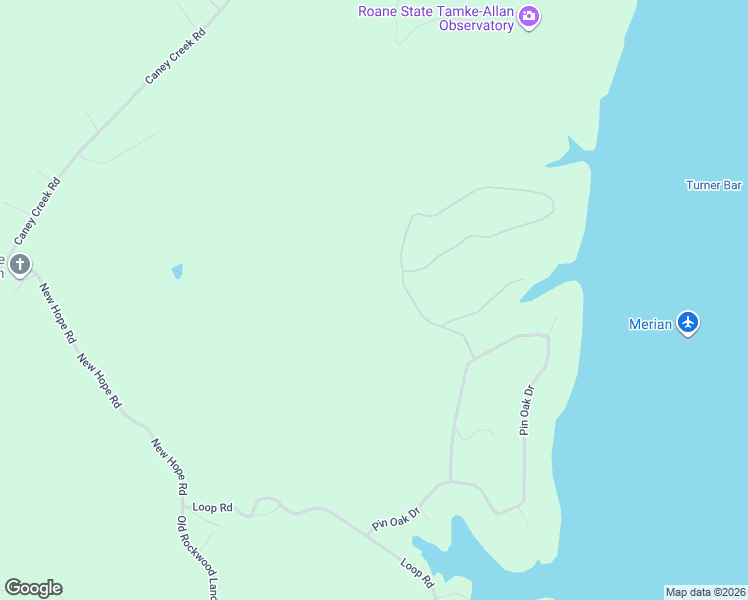 map of restaurants, bars, coffee shops, grocery stores, and more near Pin Oak Drive in Rockwood