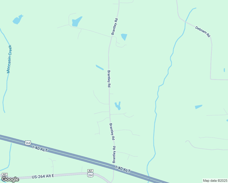 map of restaurants, bars, coffee shops, grocery stores, and more near 4857 Brantley Road in Zebulon