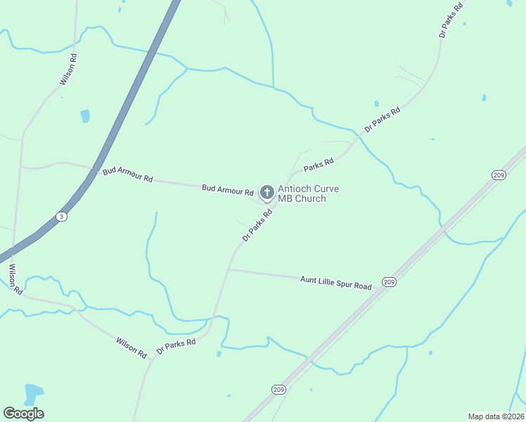 map of restaurants, bars, coffee shops, grocery stores, and more near 1407 Parks Road in Henning