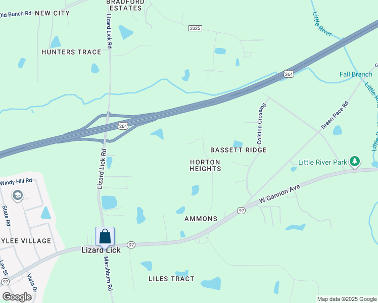 map of restaurants, bars, coffee shops, grocery stores, and more near 2300 Lillians Lake Lane in Zebulon