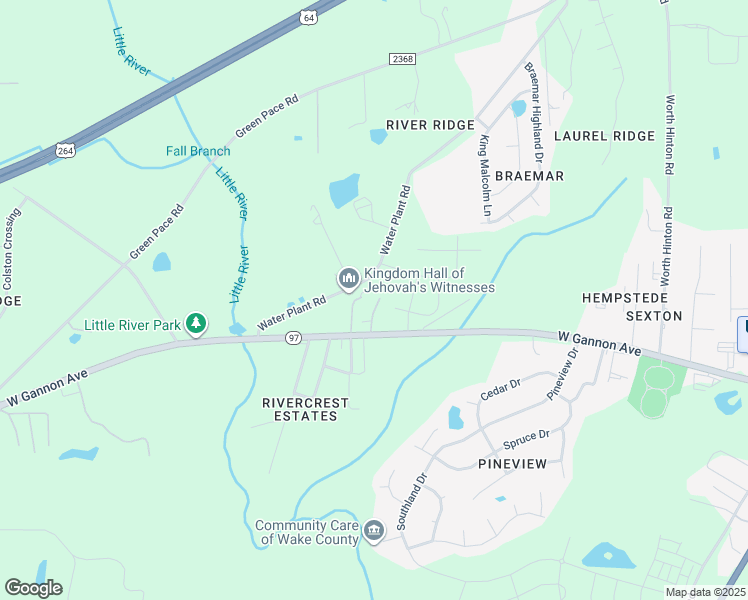 map of restaurants, bars, coffee shops, grocery stores, and more near 800 Sonnie Clay Road in Zebulon
