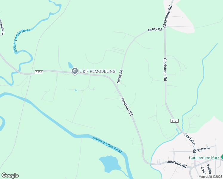 map of restaurants, bars, coffee shops, grocery stores, and more near 1738 Junction Road in Mocksville