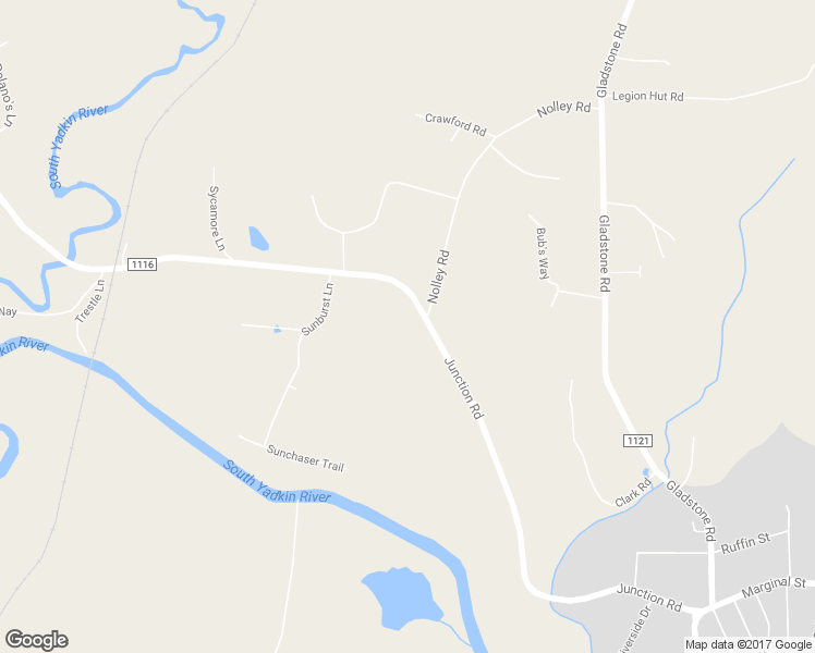 map of restaurants, bars, coffee shops, grocery stores, and more near 1738 Junction Road in Mocksville