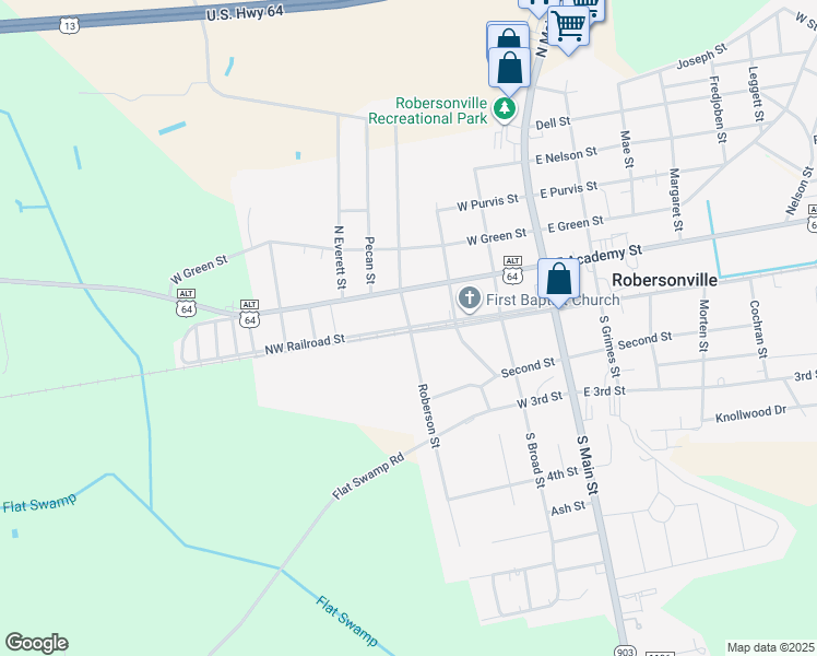 401 Northwest Railroad Street, Robersonville NC Walk Score