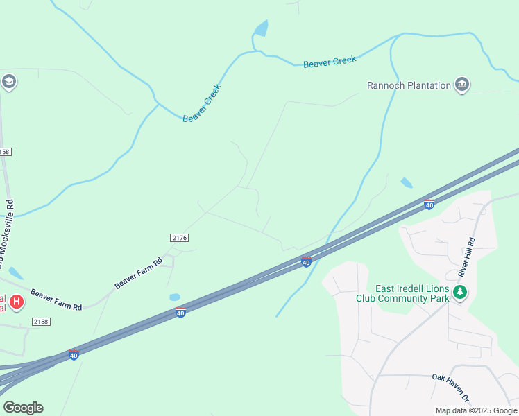 map of restaurants, bars, coffee shops, grocery stores, and more near 135 Trails End Lane in Statesville