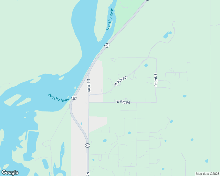 map of restaurants, bars, coffee shops, grocery stores, and more near 4209 West 823 Road in Fort Gibson