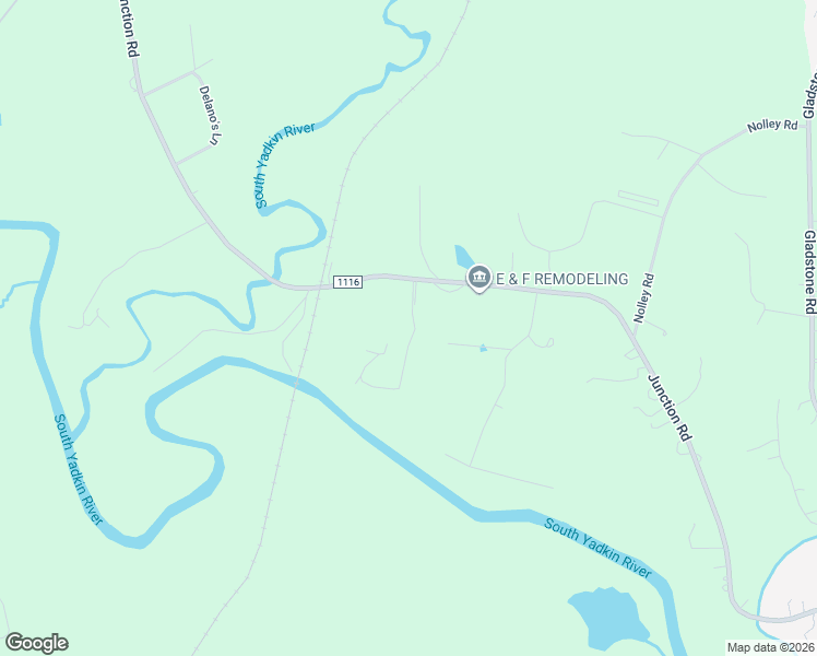 map of restaurants, bars, coffee shops, grocery stores, and more near 1510 Junction Road in Mocksville