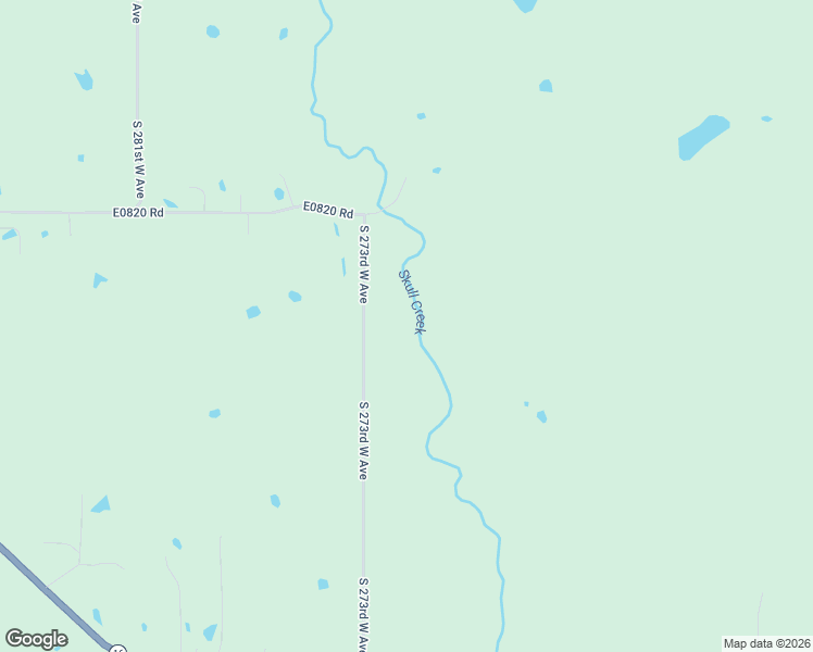 map of restaurants, bars, coffee shops, grocery stores, and more near 23349 South 273rd West Avenue in Bristow