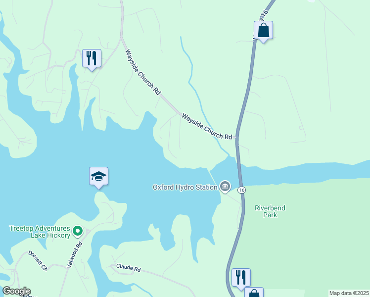 map of restaurants, bars, coffee shops, grocery stores, and more near 157 Whittington Ridge Drive in Taylorsville