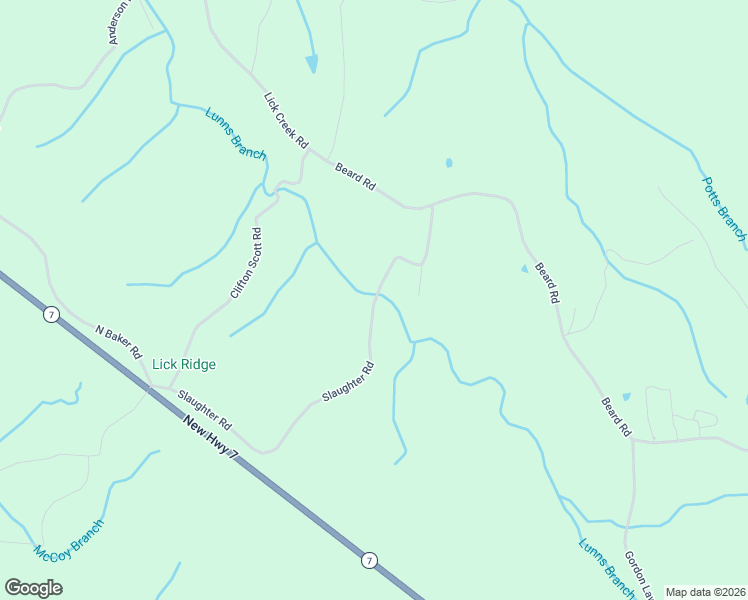 map of restaurants, bars, coffee shops, grocery stores, and more near 6614 Slaughter Rd in Maury