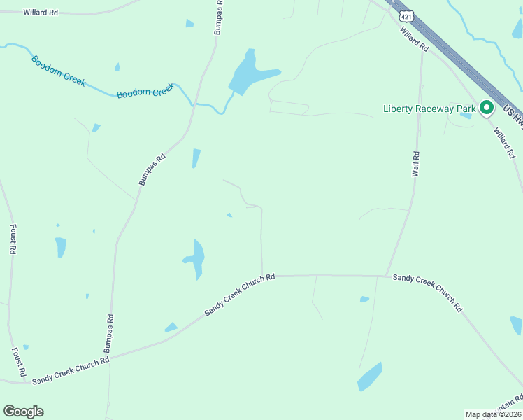 map of restaurants, bars, coffee shops, grocery stores, and more near 6331 Sandy Creek Church Road in Staley