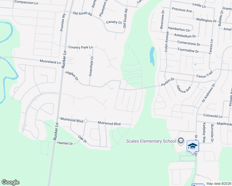 map of restaurants, bars, coffee shops, grocery stores, and more near 1912 Charismatic Place in Murfreesboro