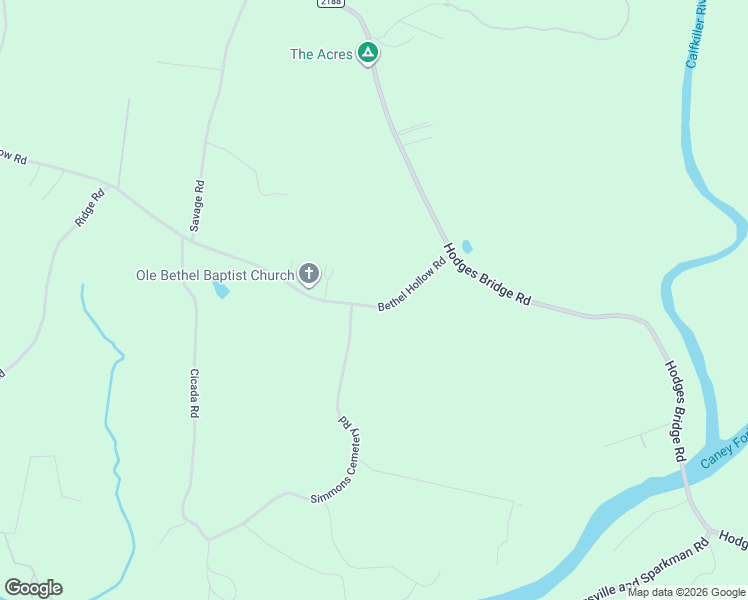 map of restaurants, bars, coffee shops, grocery stores, and more near 320 Bethel Hollow Road in Quebeck