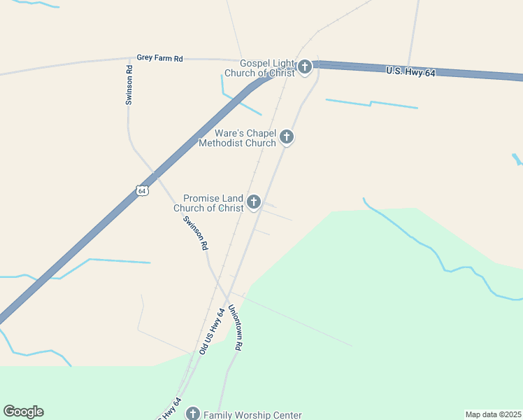 map of restaurants, bars, coffee shops, grocery stores, and more near 1000 Apple Lane in Jamesville