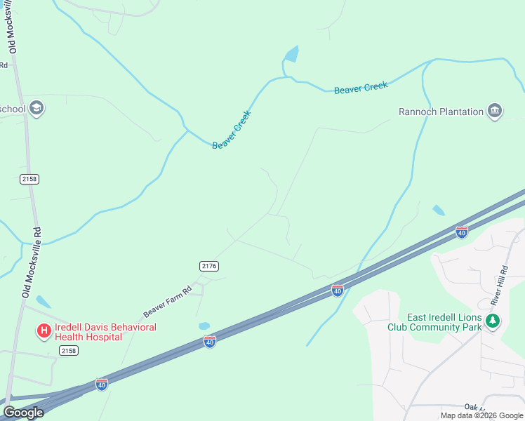map of restaurants, bars, coffee shops, grocery stores, and more near 353 Beaver Farm Road in Statesville