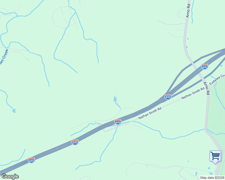 map of restaurants, bars, coffee shops, grocery stores, and more near 6446 Nathan Smith Road in College Grove