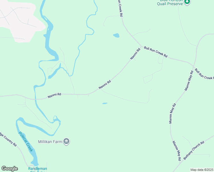 map of restaurants, bars, coffee shops, grocery stores, and more near 2152 Naomi Road in Franklinville