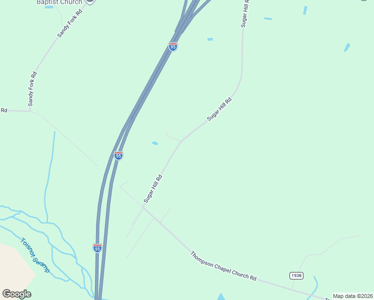 map of restaurants, bars, coffee shops, grocery stores, and more near 9265-10039 Sugar Hill Road in Wilson