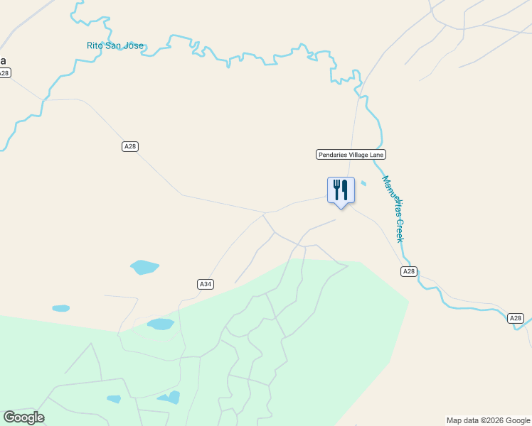 map of restaurants, bars, coffee shops, grocery stores, and more near Phi Alpha Drive in San Miguel County