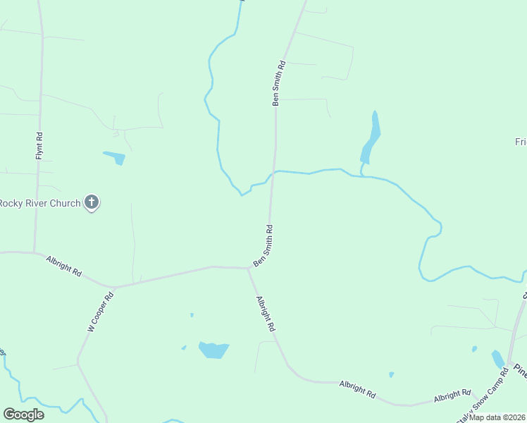 map of restaurants, bars, coffee shops, grocery stores, and more near 1100 Ben Smith Road in Siler City