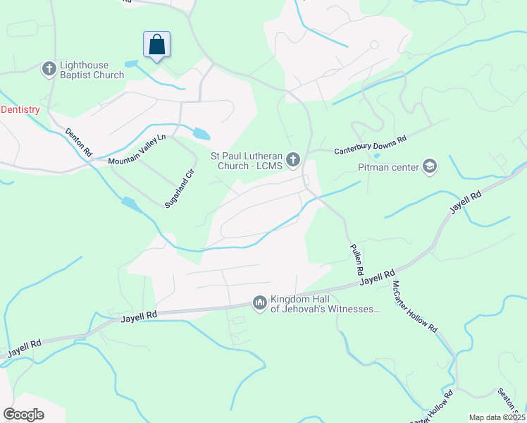 map of restaurants, bars, coffee shops, grocery stores, and more near 1326 Deer Meadows Road in Sevierville