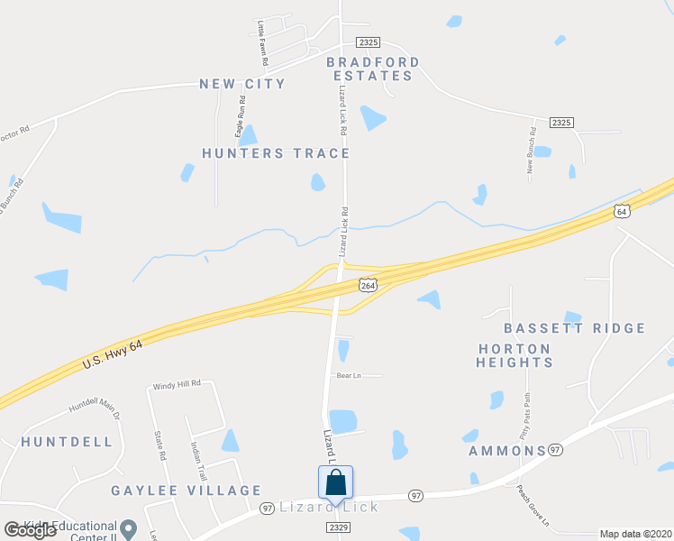 map of restaurants, bars, coffee shops, grocery stores, and more near 2229 Lizard Lick Road in Zebulon