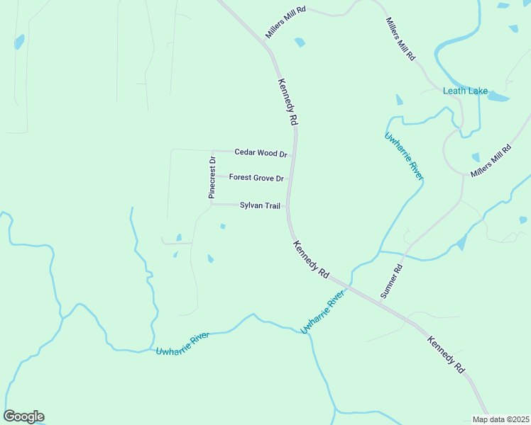map of restaurants, bars, coffee shops, grocery stores, and more near 5137 Sylvan Trail in Trinity
