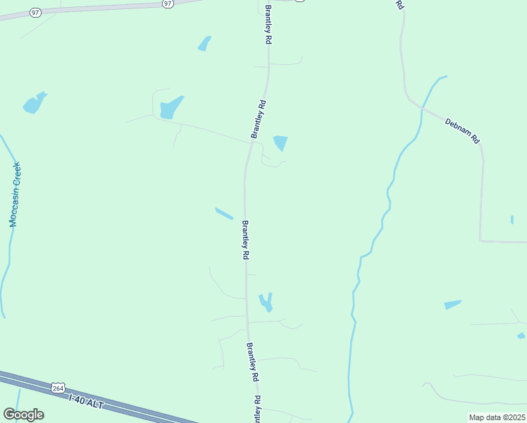 map of restaurants, bars, coffee shops, grocery stores, and more near 4857 Brantley Road in Zebulon
