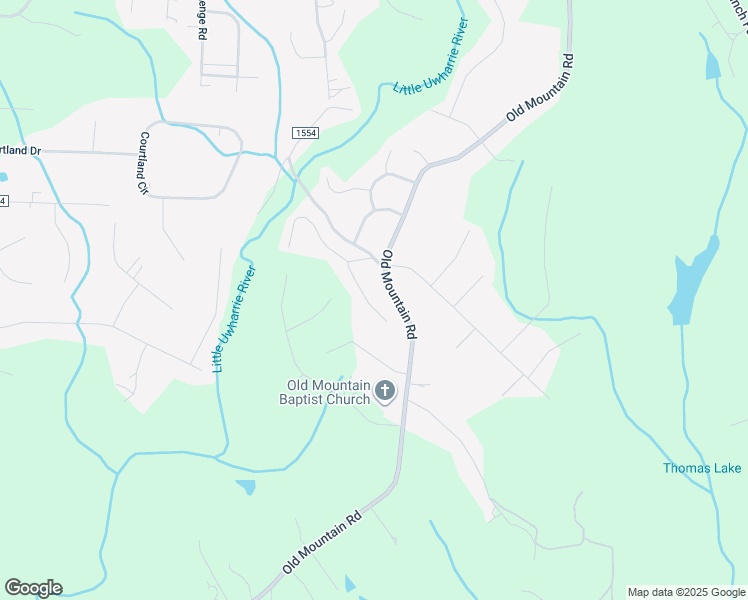 map of restaurants, bars, coffee shops, grocery stores, and more near 2971 Old Mountain Road in Trinity