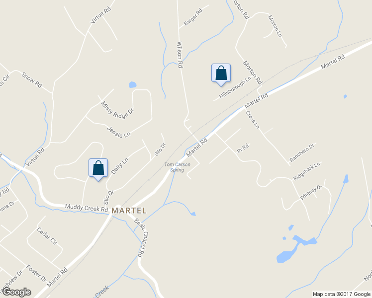 map of restaurants, bars, coffee shops, grocery stores, and more near 18689 Martel Road in Lenoir City