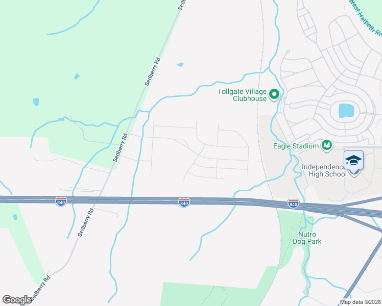 map of restaurants, bars, coffee shops, grocery stores, and more near 1824 Sedberry Road in Franklin