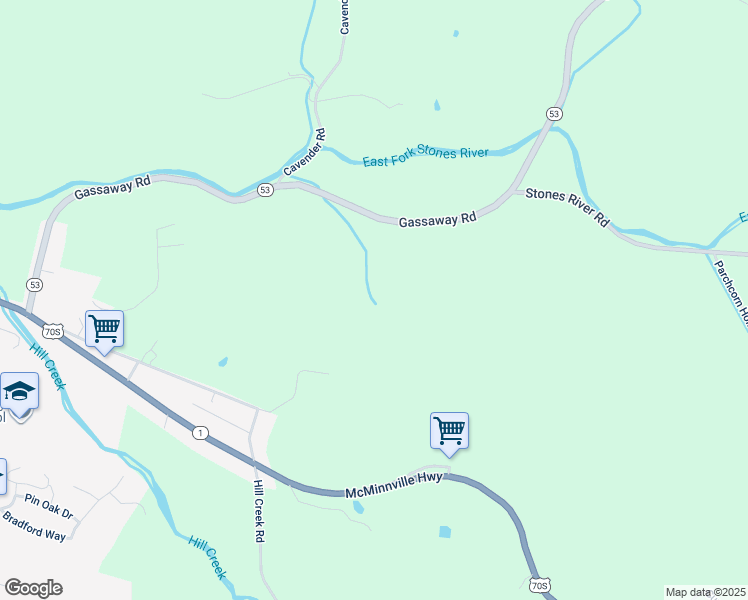 map of restaurants, bars, coffee shops, grocery stores, and more near in Woodbury