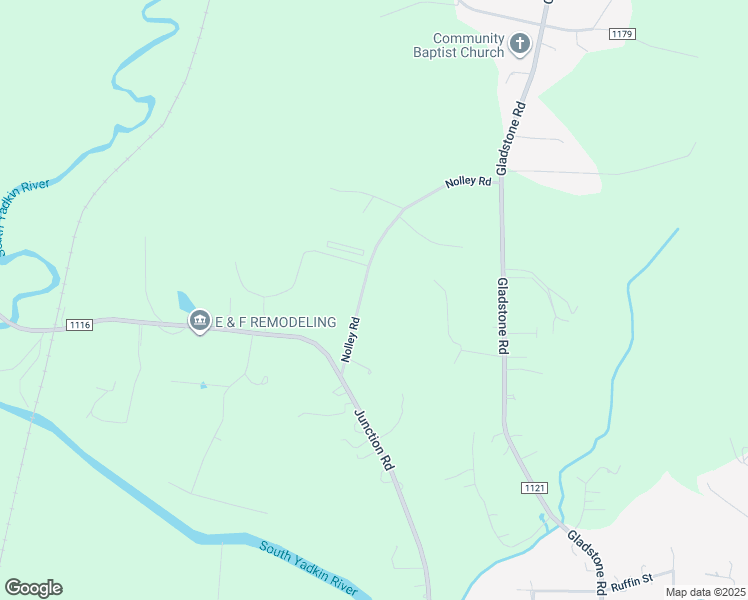 map of restaurants, bars, coffee shops, grocery stores, and more near 291 Nolley Road in Mocksville